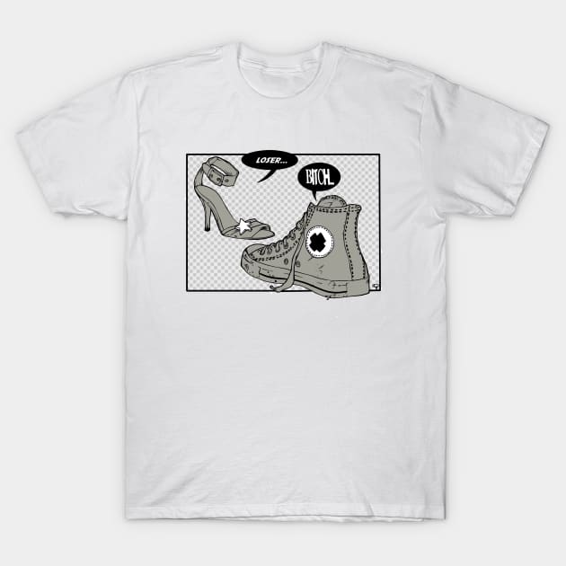 Talking Shoes T-Shirt by DenisMedri